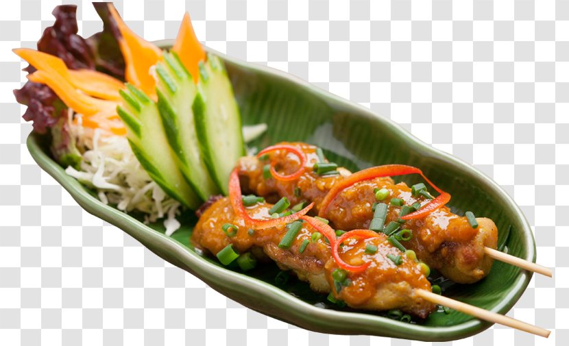 Yakitori Satay Shashlik Shish Taouk Thai Cuisine - Grilled Food - Tom Yam Transparent PNG