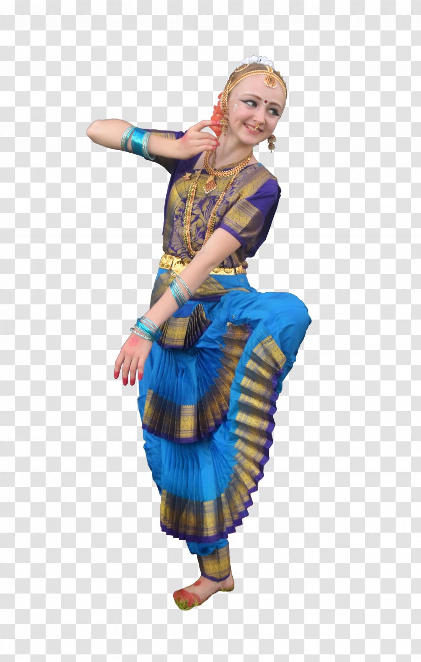 Indian Classical Dance Academy Bharatanatyam Dancer - Model Transparent PNG