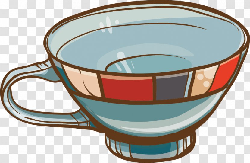 Teacup Cartoon - Tableware - Vector Cup Transparent PNG