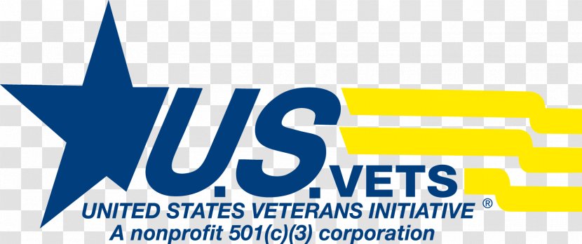 Us Vets United States Veterans Logo Homeless In The - Veteran - Of America Transparent PNG