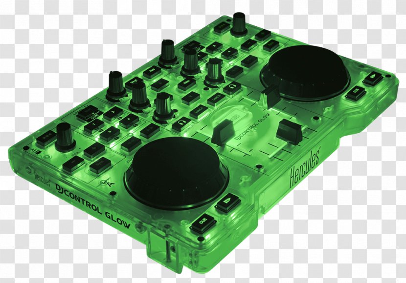 Audio Mixers DJ Controller Disc Jockey Hercules DJControl Glow Instinct - Cartoon - Dj Console Transparent PNG