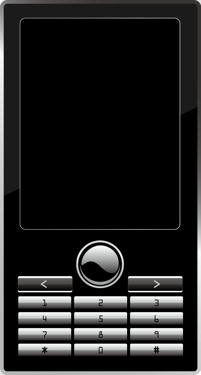 Feature Phone Telephone - Tablet Computer - Vector Mobile Transparent PNG