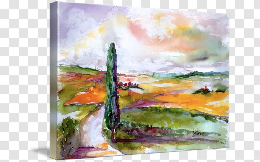 Watercolor Painting Modern Art Acrylic Paint Still Life - Scenery Transparent PNG
