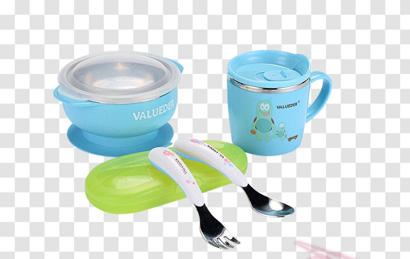 Spoon Tableware Kettle - Blue Green Bowl And Transparent PNG