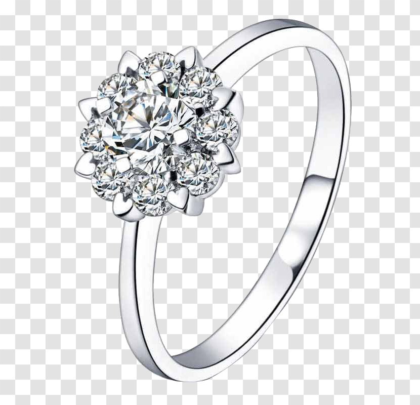 Engagement Ring Jewellery Cubic Zirconia Wedding - Jewelry Transparent PNG
