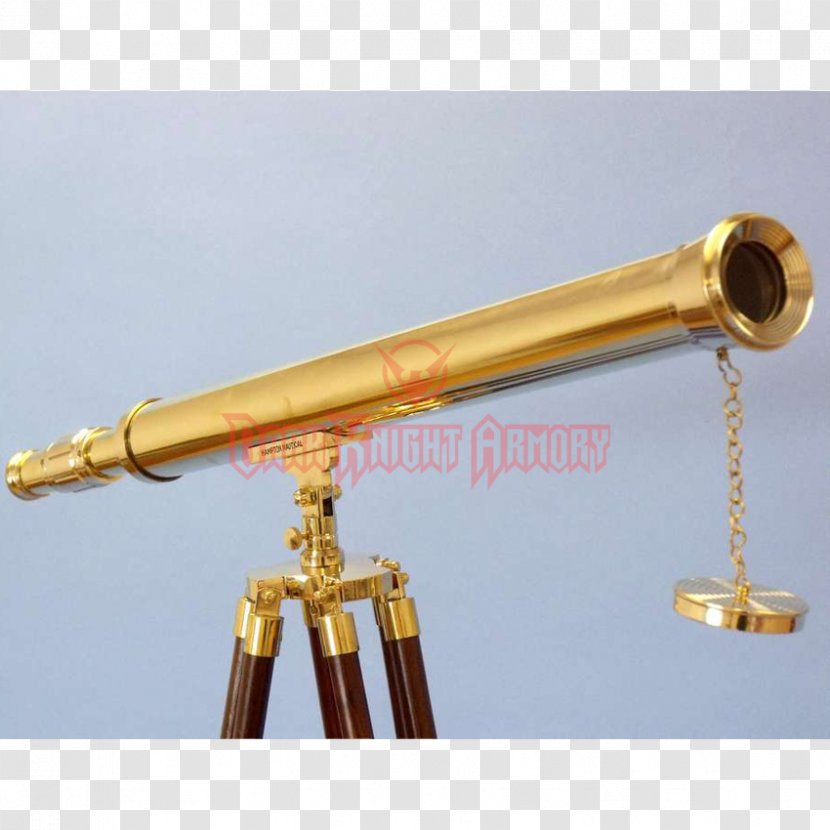 Brass Ship Telescope Floor Harbourmaster - Pipe - Pirate Hat Anchor Tag Transparent PNG