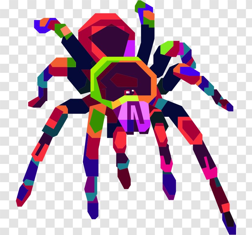 Spider Vector Graphics Tarantula Illustration Image - Microsoft Shadow Transparent PNG