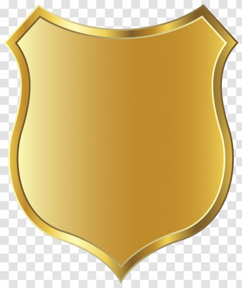Clip Art - Logo - Golden Badge Template Clipart Picture Transparent PNG