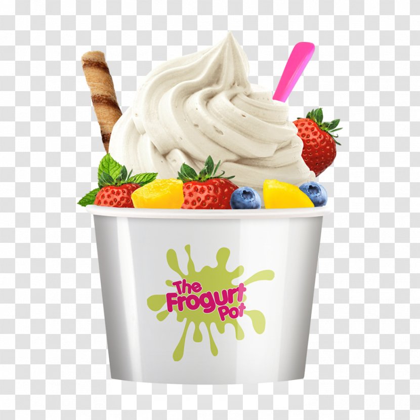 Ice Cream Frozen Yogurt Sundae Gelato Dessert - Fruit Cup - Fruits Transparent PNG