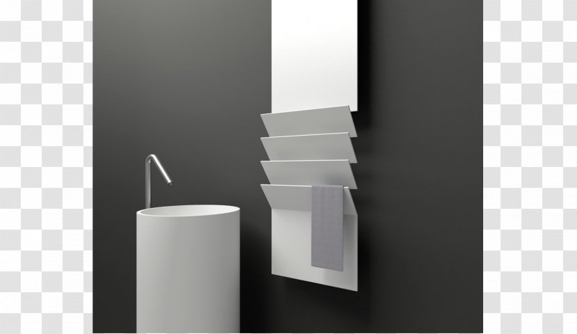 Heated Towel Rail Bathroom Radiator Design - Plumbing Fixture Transparent PNG