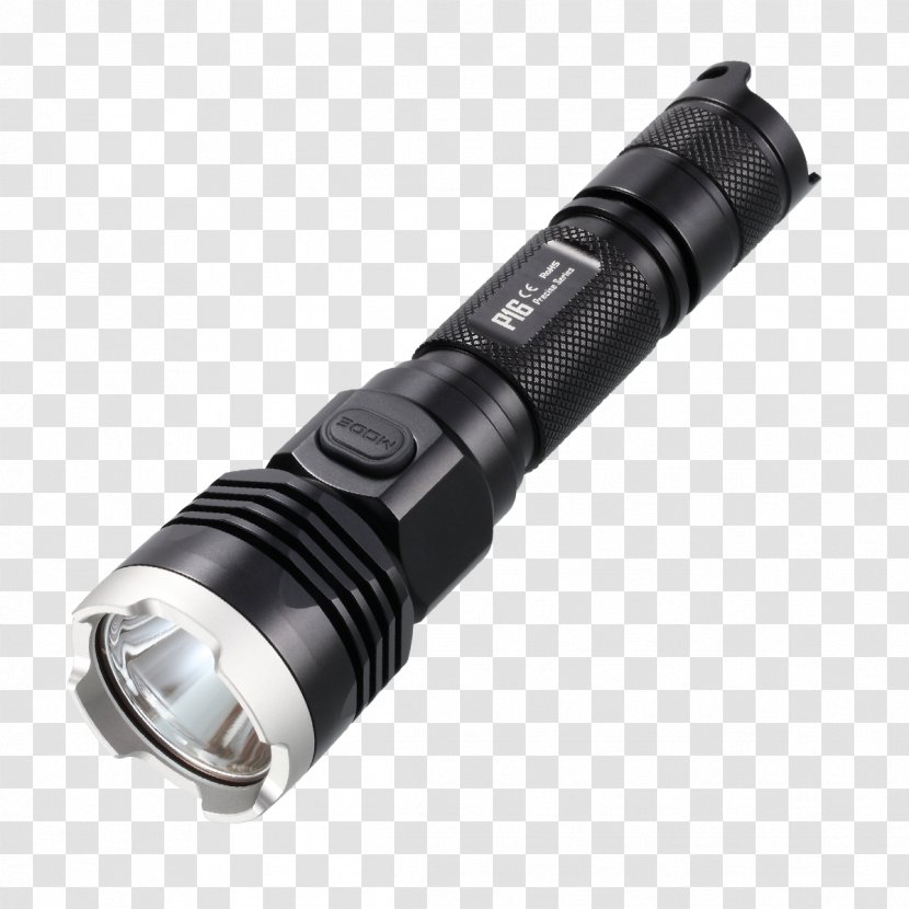 Flashlight Light-emitting Diode Lumen Tactical Light - Lithium Battery Transparent PNG