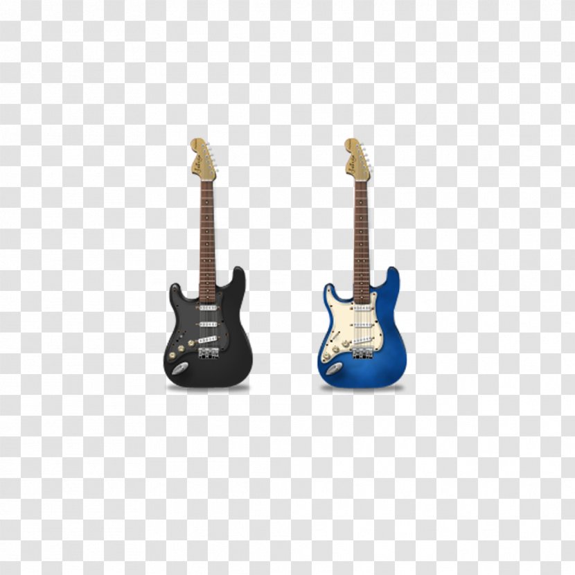 Fender Stratocaster The Black Strat Guitar Musical Instrument Icon - Creative Figure Transparent PNG