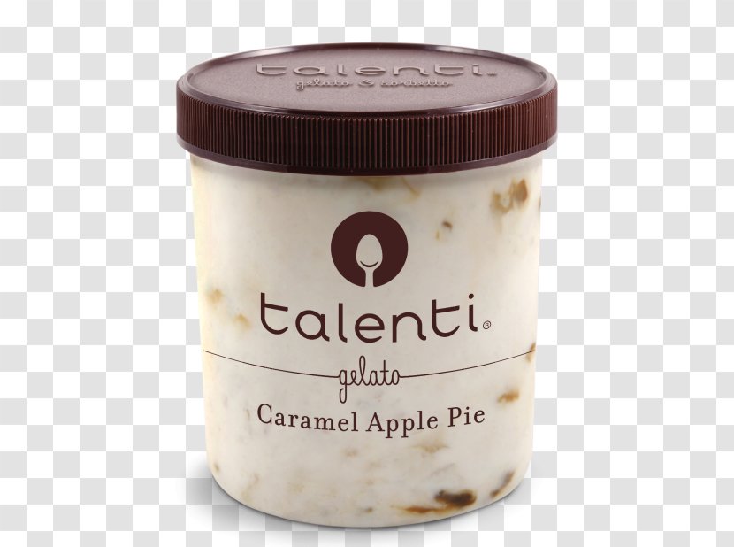 Ice Cream Apple Pie Gelato Fudge - Peanut Butter Transparent PNG