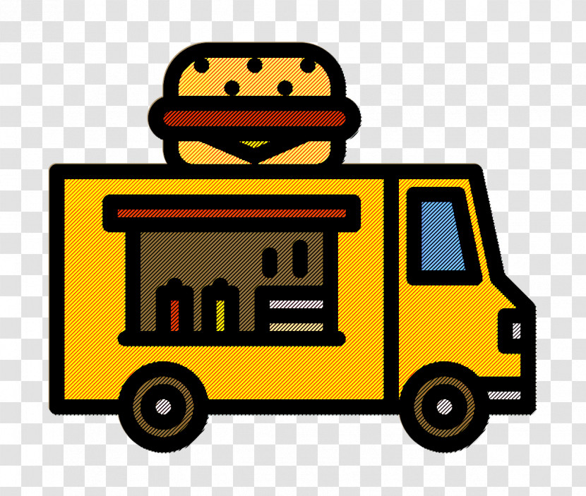 Food Truck Icon Fast Food Icon Burger Icon Transparent PNG