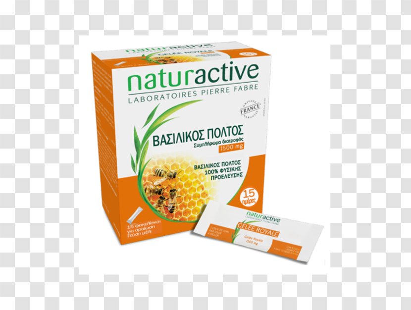 Dietary Supplement Pharmacy Naturactive, Laboratoires Pierre Fabre Royal Jelly Capsule - Vegetarian Food - Camu Transparent PNG
