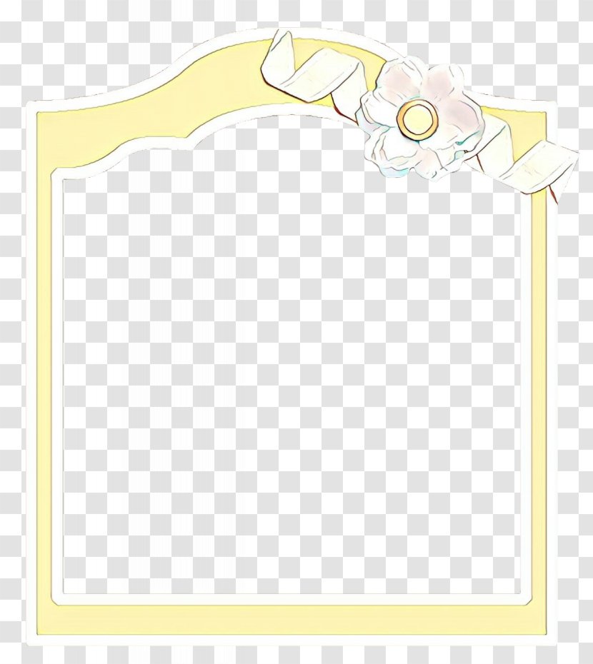 Picture Frame - Cartoon - Yellow Transparent PNG