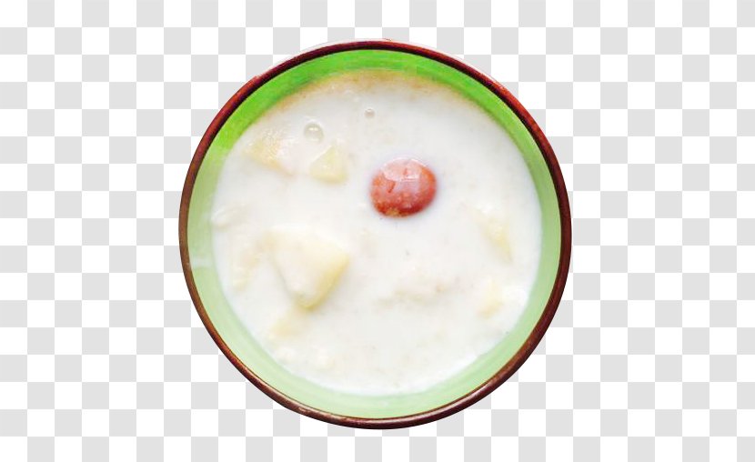 Cows Milk Breakfast Congee Oatmeal - Heart - Delicious Transparent PNG