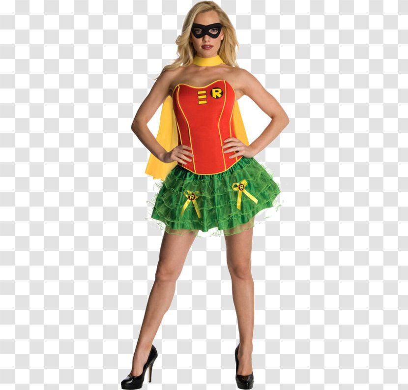 Robin Wonder Woman T-shirt Batman Costume Party - Day Dress Transparent PNG