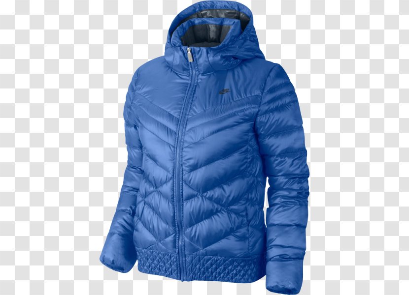 Nike Cascade Down Jacket Feather Clothing - Weird With Hood Transparent PNG