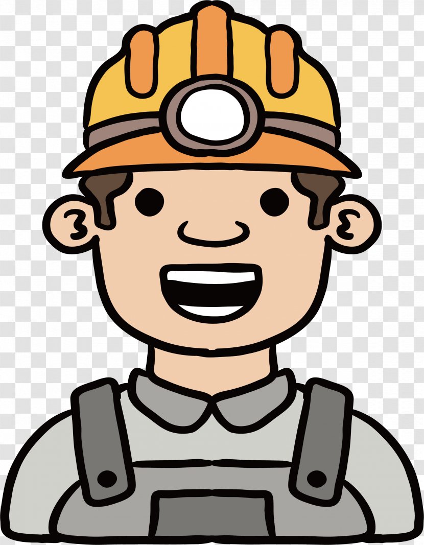 Coal Mining Miner Clip Art - Laborer - Mine Worker Transparent PNG