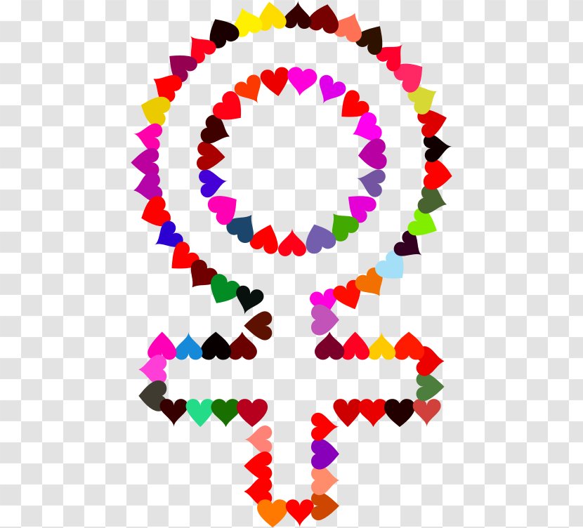 Gender Symbol Woman Female Clip Art - Peace Symbols - Of Love Transparent PNG
