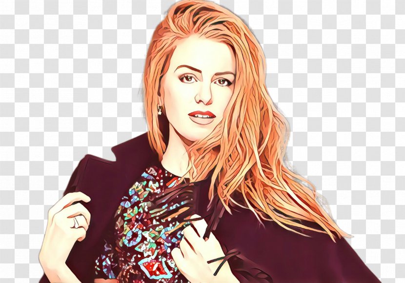 Hair Blond Hairstyle Beauty Eyebrow - Long - Singer Transparent PNG