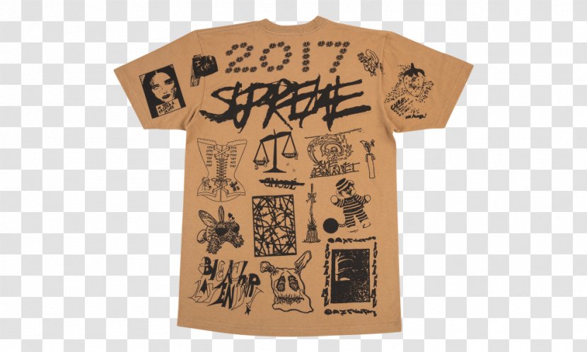 T-shirt Sleeve Supreme Printing - Tshirt Transparent PNG