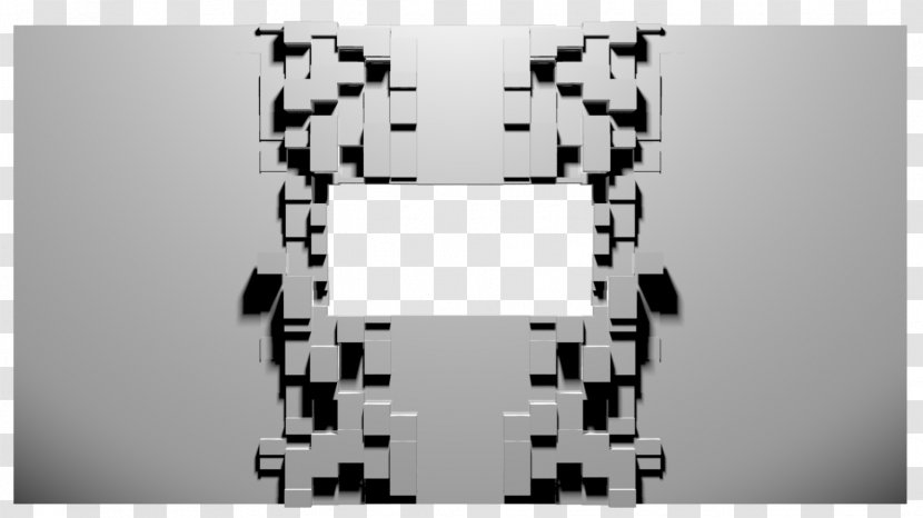Monochrome Photography Pattern - Square Meter - Mirror Transparent PNG