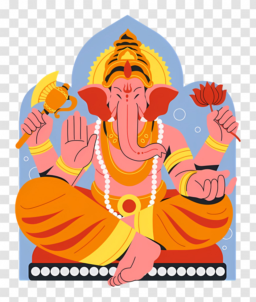 Ganesh Chaturthi - Ganesha Illustration Transparent PNG