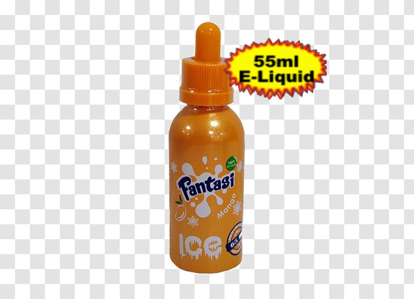 Juice Fizzy Drinks Mango Electronic Cigarette Aerosol And Liquid Bottle - Fanta - Ice Transparent PNG