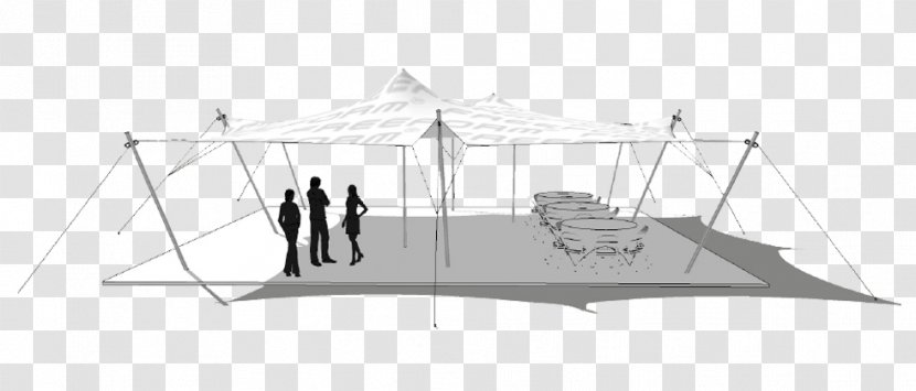 Nomadic Tents Tentickle Stretch Pole Marquee Bedouin - Nomad Transparent PNG