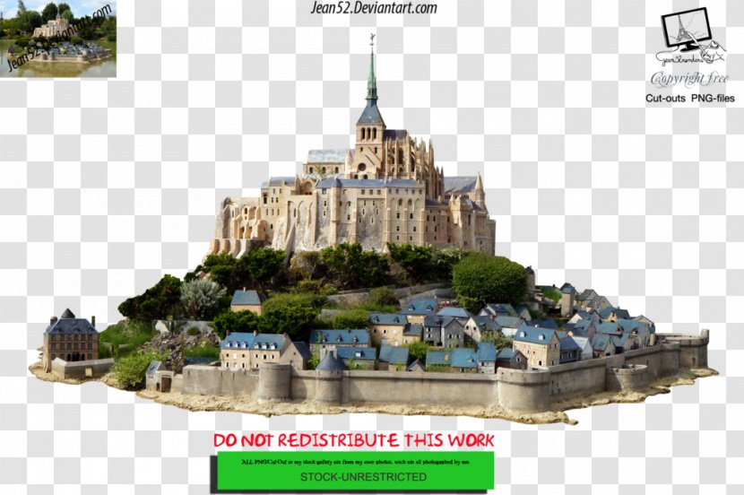 Castle Architecture DeviantArt - Mont Saintmichel - Real Transparent PNG