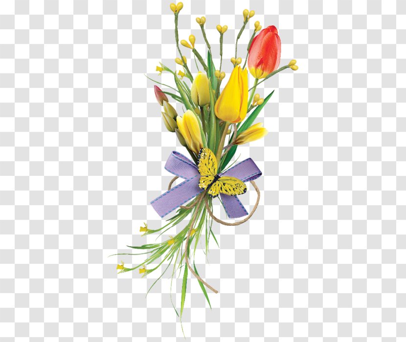 Floral Design Tulip Cut Flowers - Flowering Plant Transparent PNG