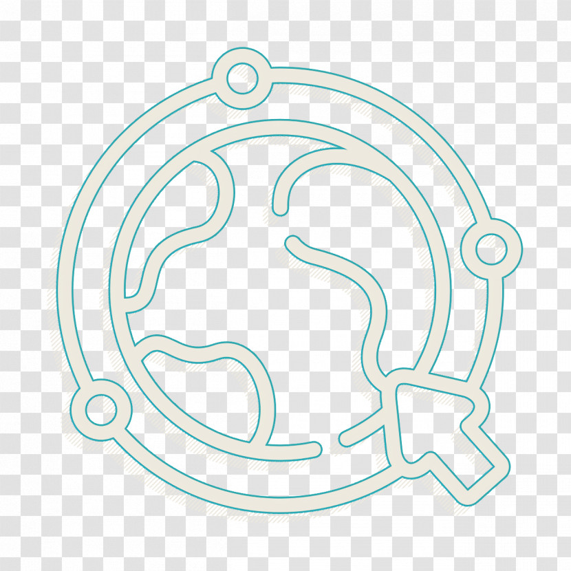 Earth Icon Online Learning Icon Connection Icon Transparent PNG