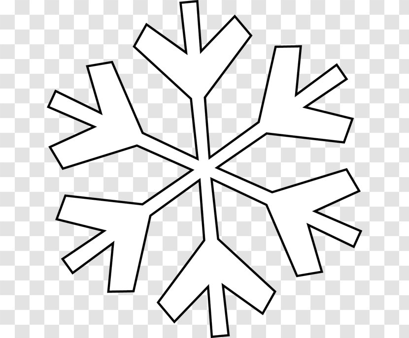 Snowflake Shape Drawing Clip Art - Crystal Transparent PNG