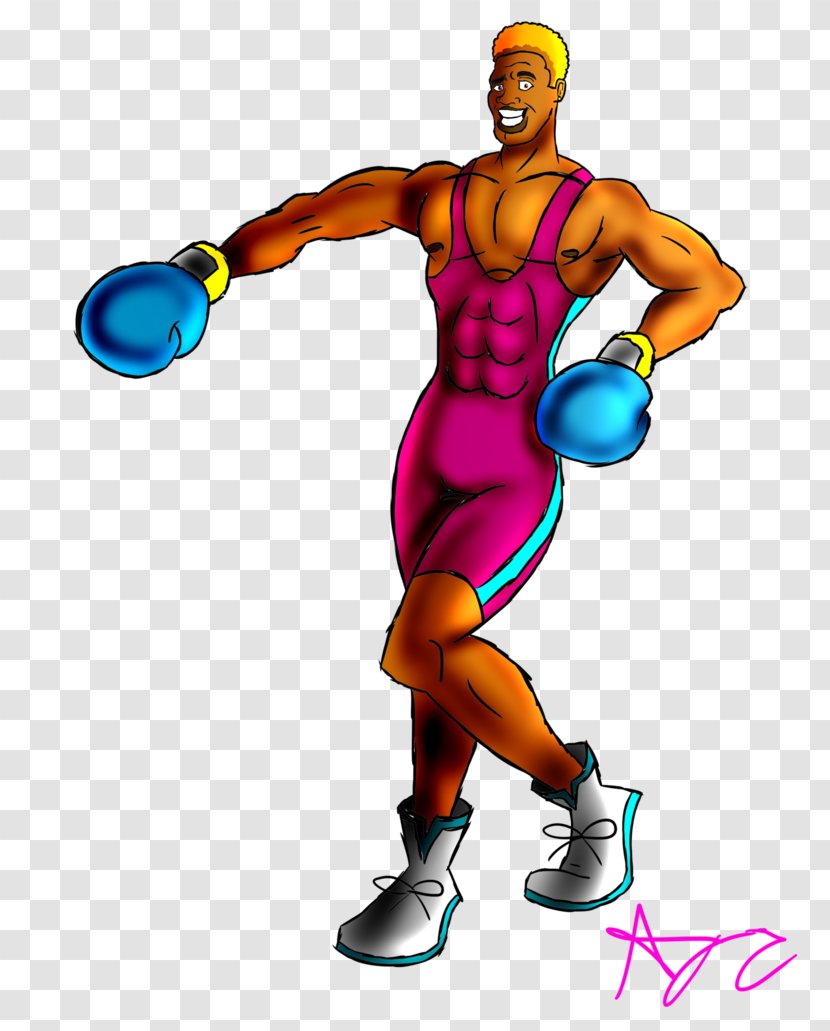 Punch-Out!! Wii Glass Joe Art Drawing - Arm - Disco Transparent PNG