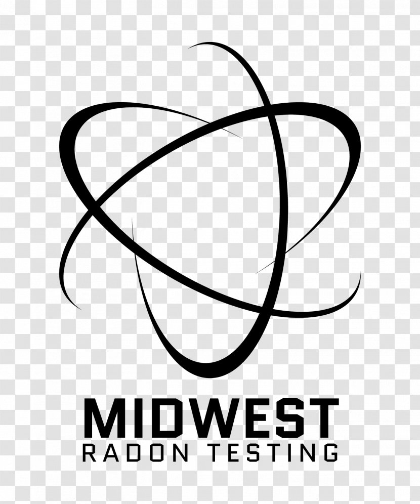Midwest Radon Testing Logo Atomic Number Vector Model Of The Atom - Text - Chemical Nomenclature Transparent PNG