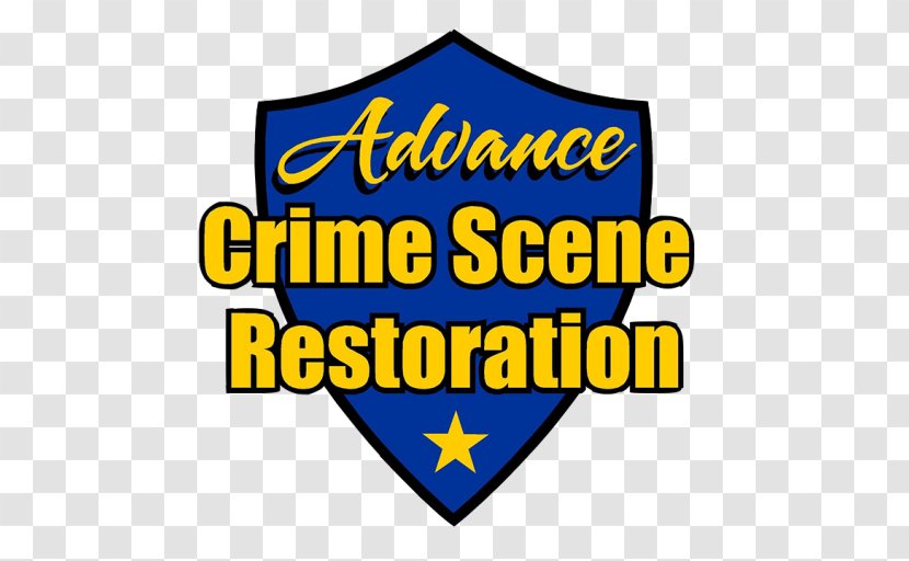 Advance Crime Scene Restoration Logo El Sobrante Brand Font - Yellow Transparent PNG