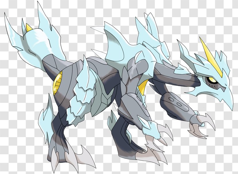 Pokemon Black & White Pokémon GO Battle Revolution Kyurem - Watercolor - Go Transparent PNG