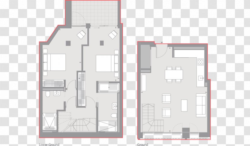 Floor Plan Apartment Architecture Bedroom Transparent PNG