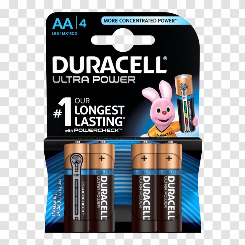 Duracell AAA Battery Alkaline Electric - Aşçı Transparent PNG
