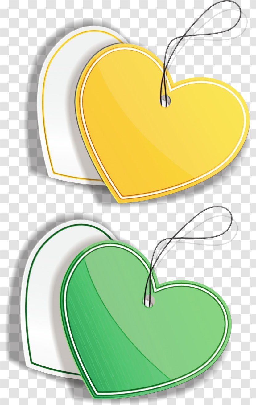 Cartoon Heart - Diagram Green Transparent PNG