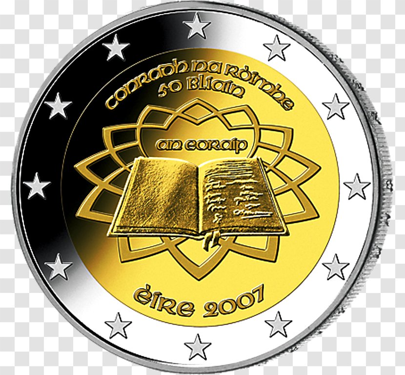 2 Euro Coin Commemorative Coins - Label Transparent PNG