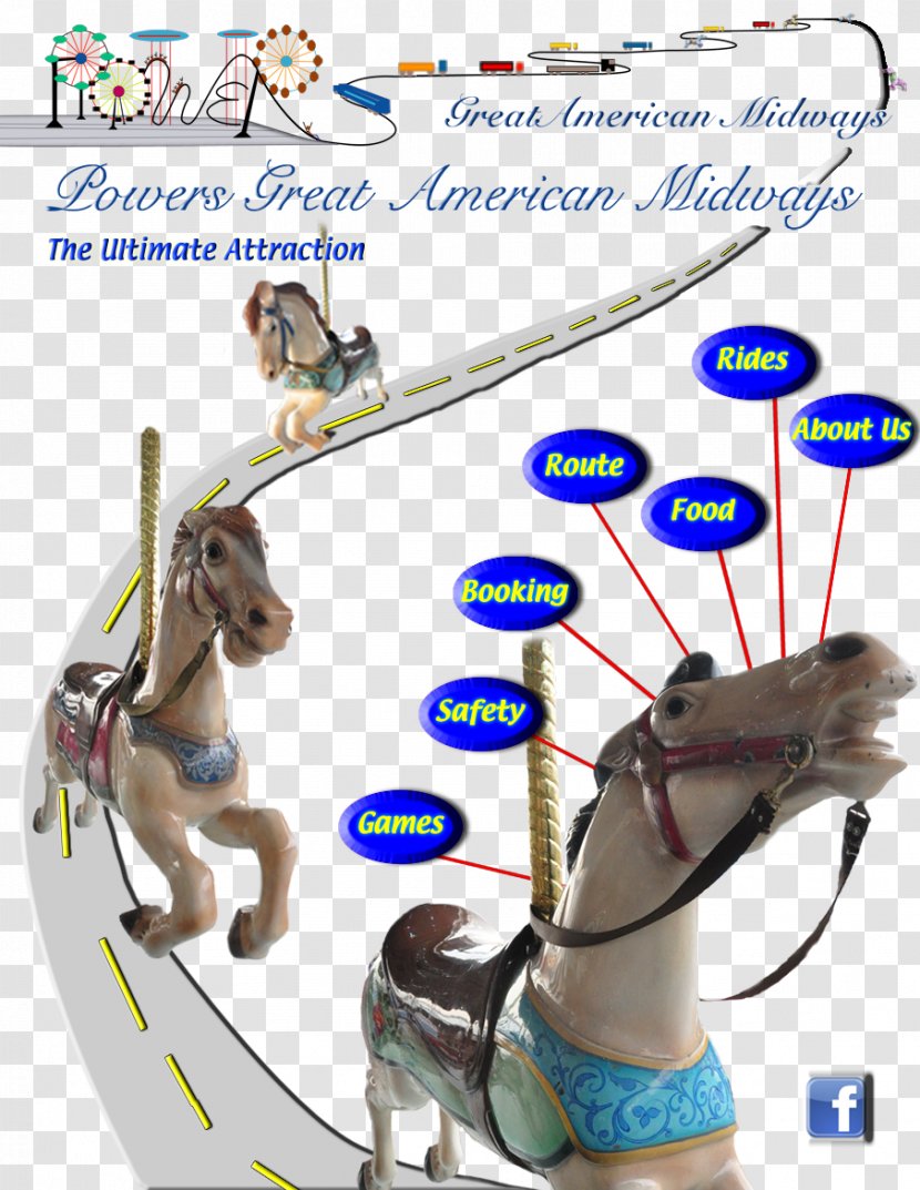 Powers Great American Midways The Power Of Your Subconscious Mind Industry Horse - Attraction Transparent PNG