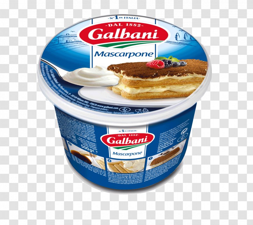 Cream Italian Cuisine Milk Galbani Mascarpone Transparent PNG