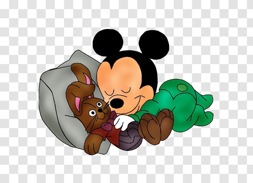 Mickey Mouse Minnie Daisy Duck Donald Clip Art - Sleepy Transparent PNG