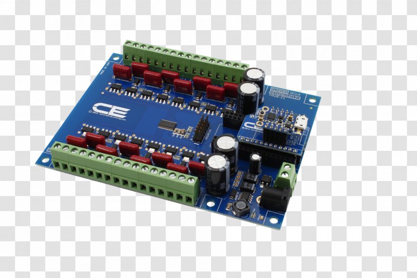 Microcontroller Electronic Component Transistor Electronics I²C - Network Interface Controller - USB Transparent PNG