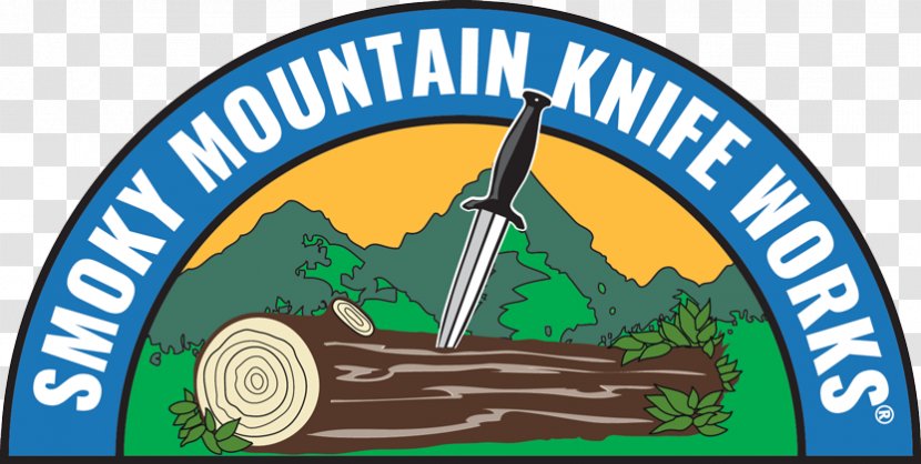 Smoky Mountain Knife Works Logo Scabbard - Signage - Reinforced Edging Transparent PNG
