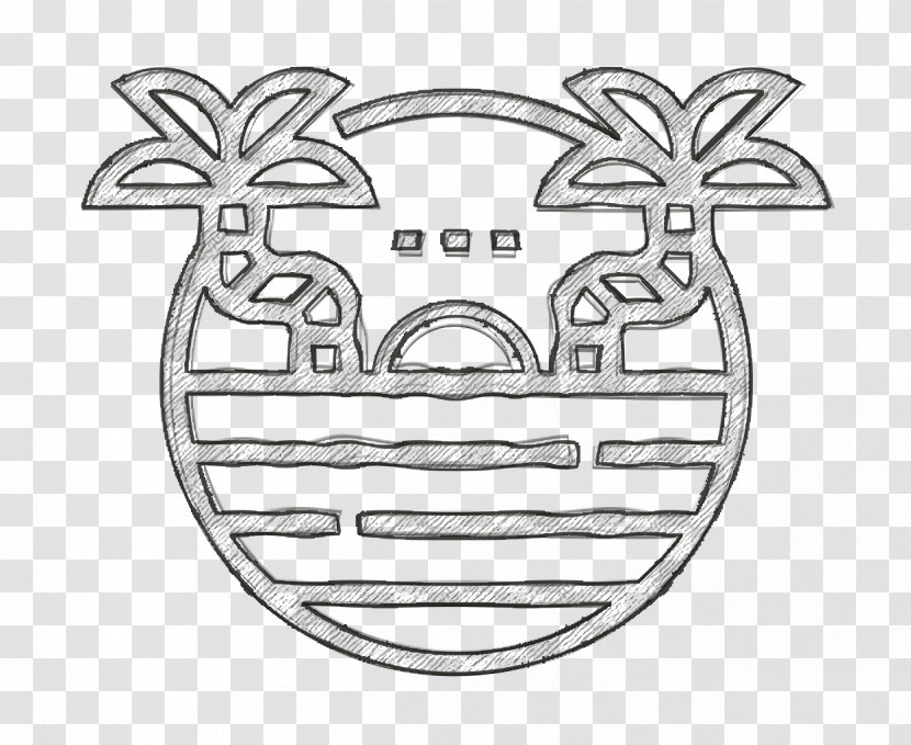 Tropical Icon Beach Icon Transparent PNG