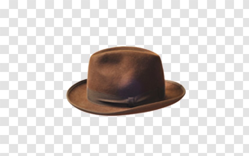 England Fedora Hat Cap - Brown Transparent PNG